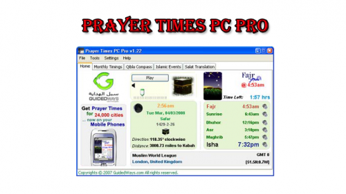 prayer times pc